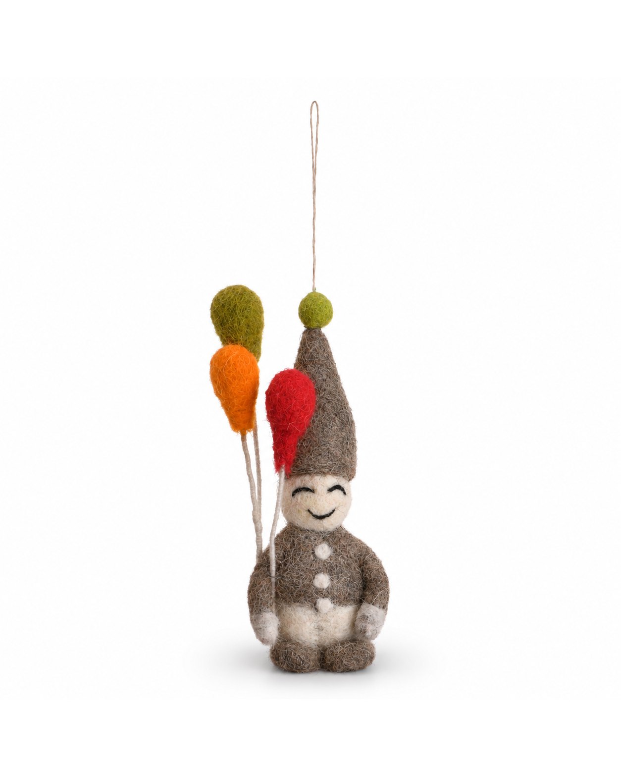 Elf Balloon Boy hanging ornament
