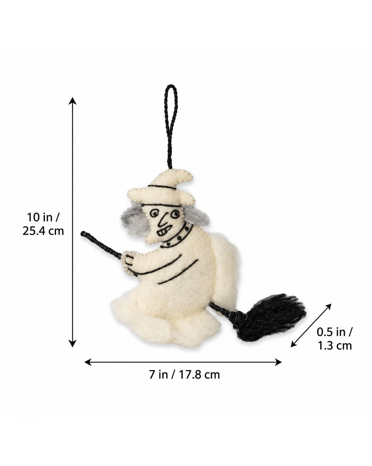 Hanging Witch Ornament