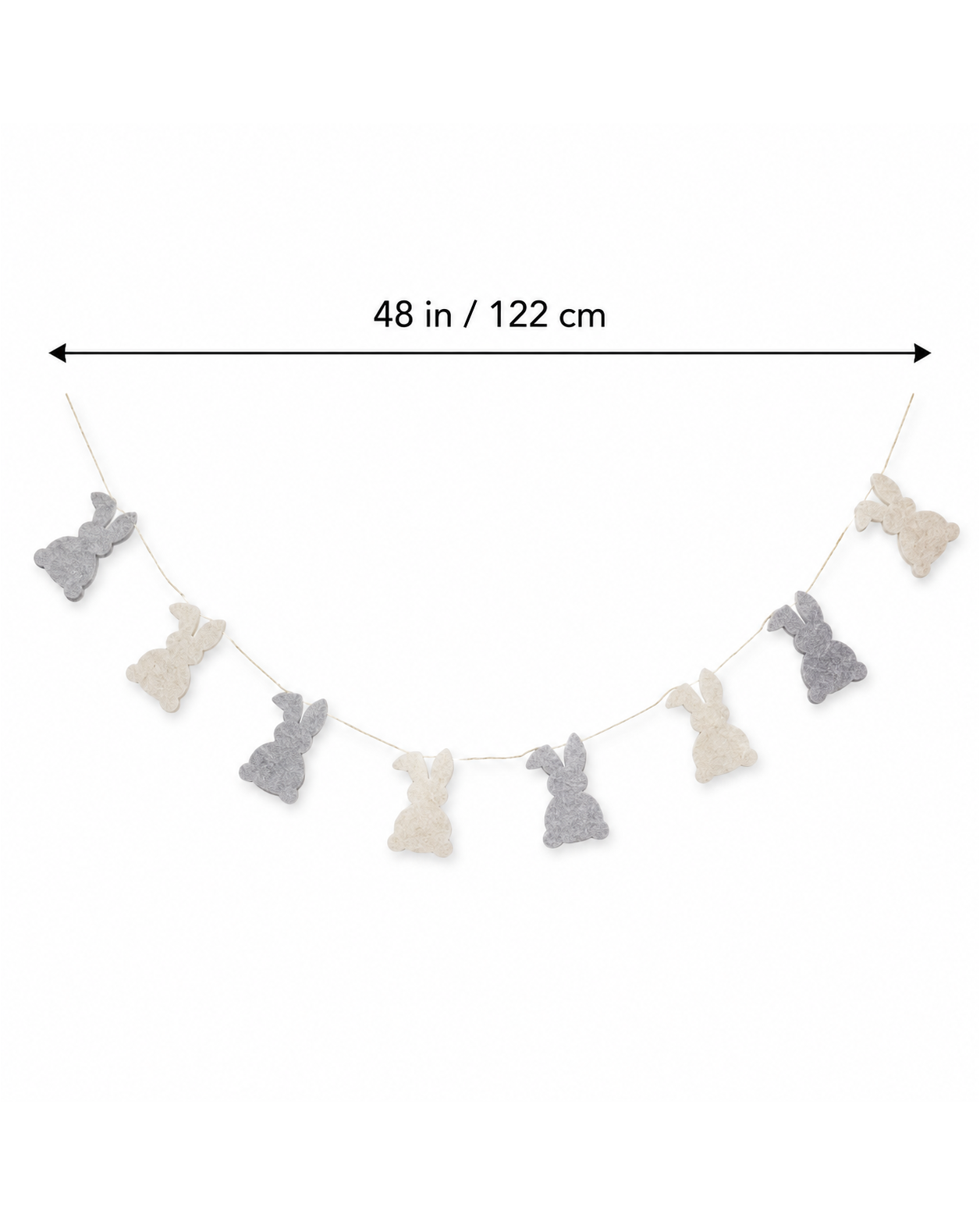 Felt Easter Bunny Garland