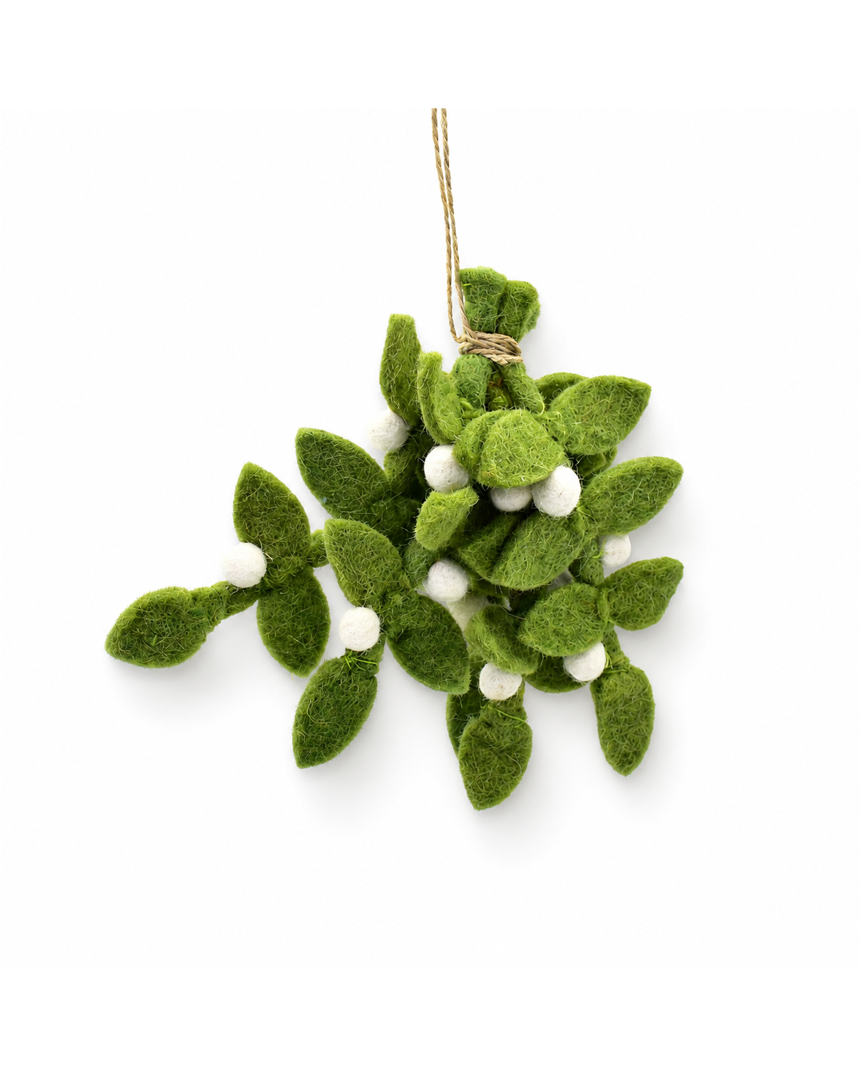 Felt Mistletoe(Light Green) hanging ornament