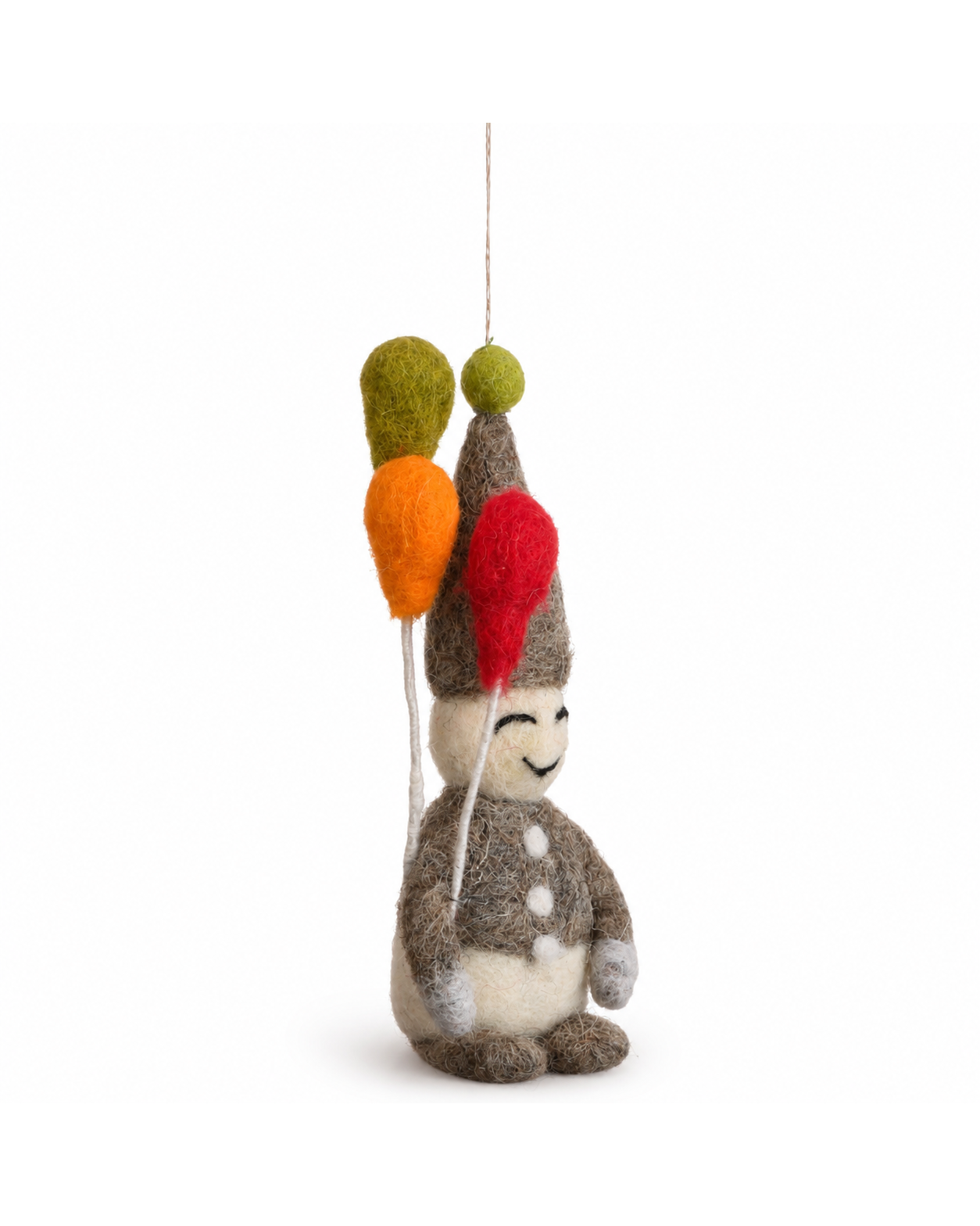 Elf Balloon Boy hanging ornament